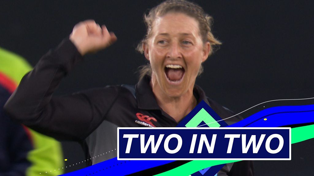 England v New Zealand T20: 'Two in two!' - Sophie Devine dismisses Nat Sciver and Amy Jones