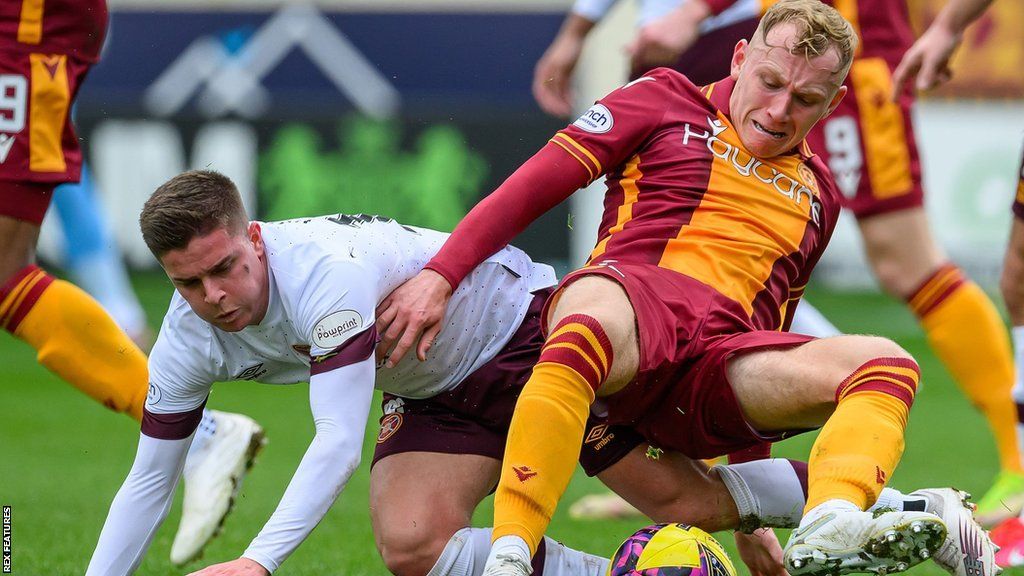 Dean Cornelius (right) in action for Motherwell