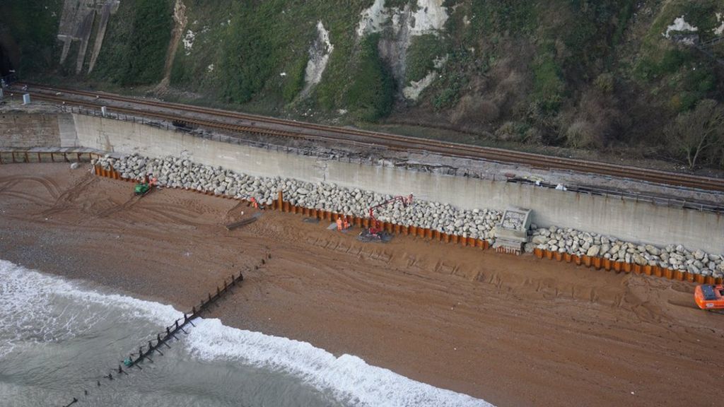 Dover Rail Line Collapse: Repairs To Take 'up To A Year' - Bbc News