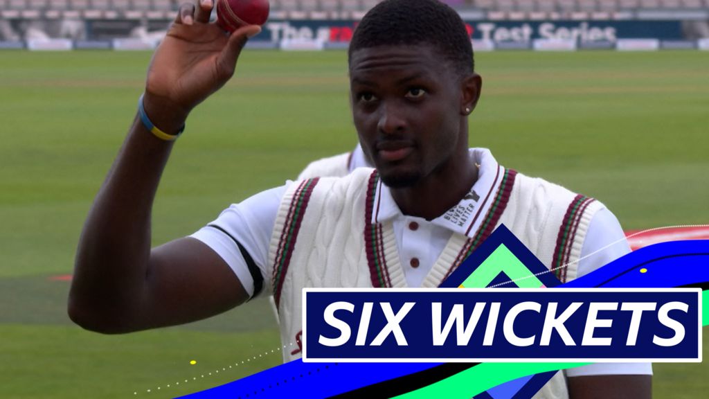 England v West Indies Jason Holder takes six wickets BBC Sport