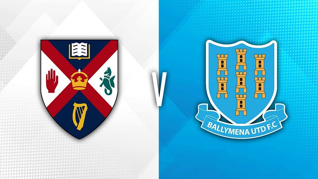 Irish Cup highlights Ballymena United ease past Queen's University 40