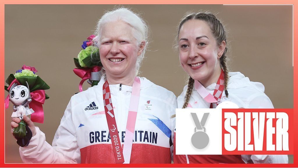 Tokyo Paralympics: Aileen McGlynn and Helen Scott win silver in 1,000m time trial