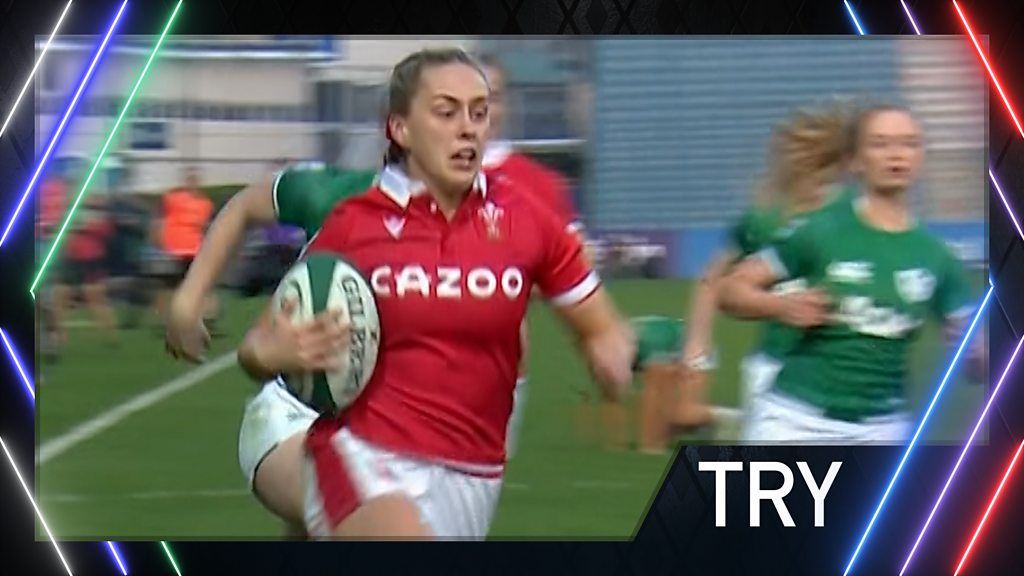 Women's Six Nations: Hannah Jones scores 'breathtaking' for Wales against Ireland