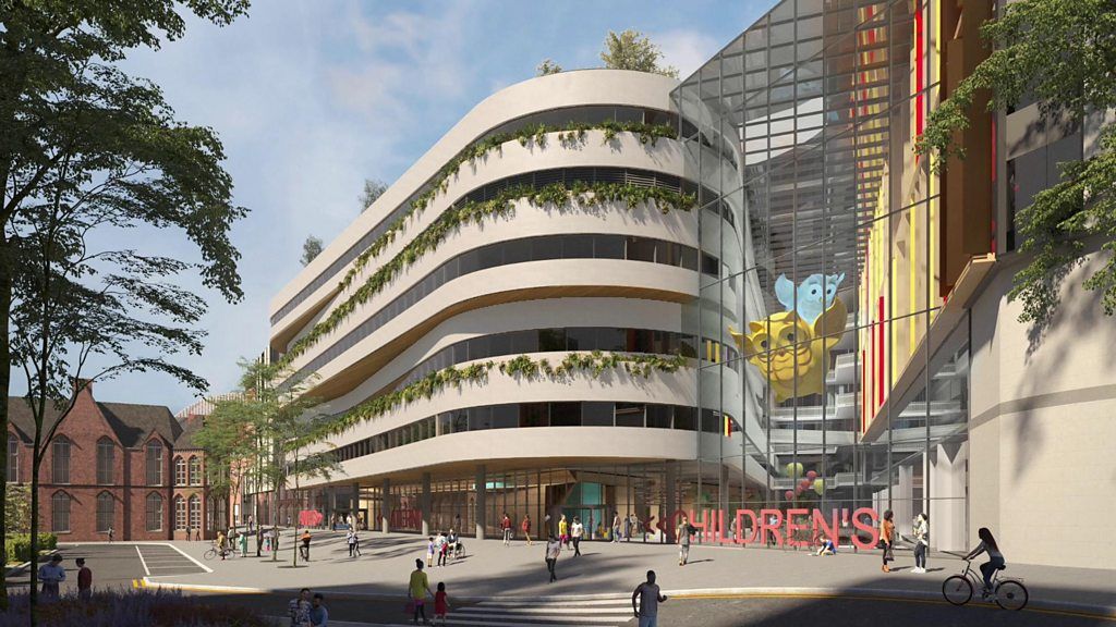 Image showing concept plans for new Leeds hospitals