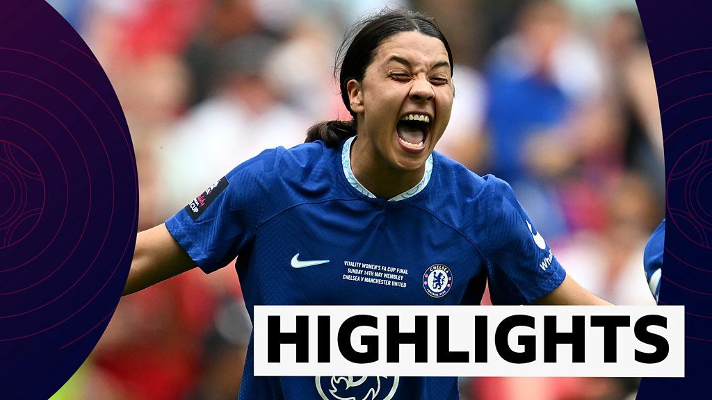 Women's FA Cup final: Chelsea 1-0 Man Utd highlights