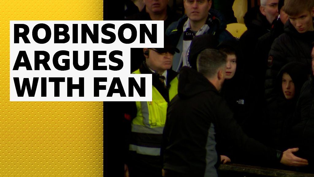 St Mirren: Manager Stephen Robinson argues with fan after Livingston ...