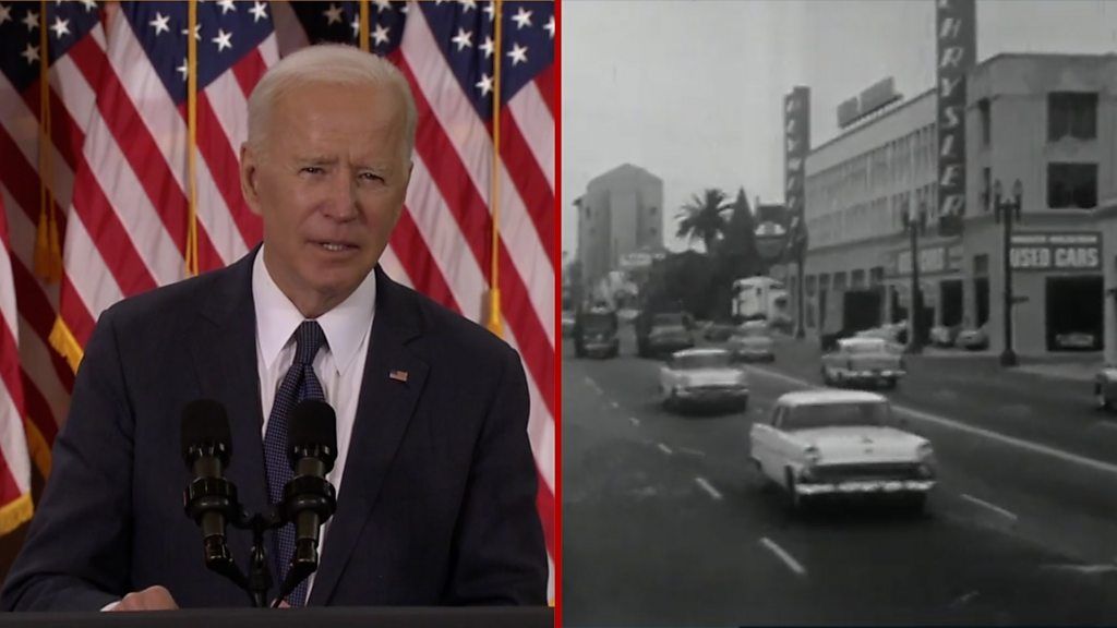 Where does President Biden's plan rank among the largest projects in American history?