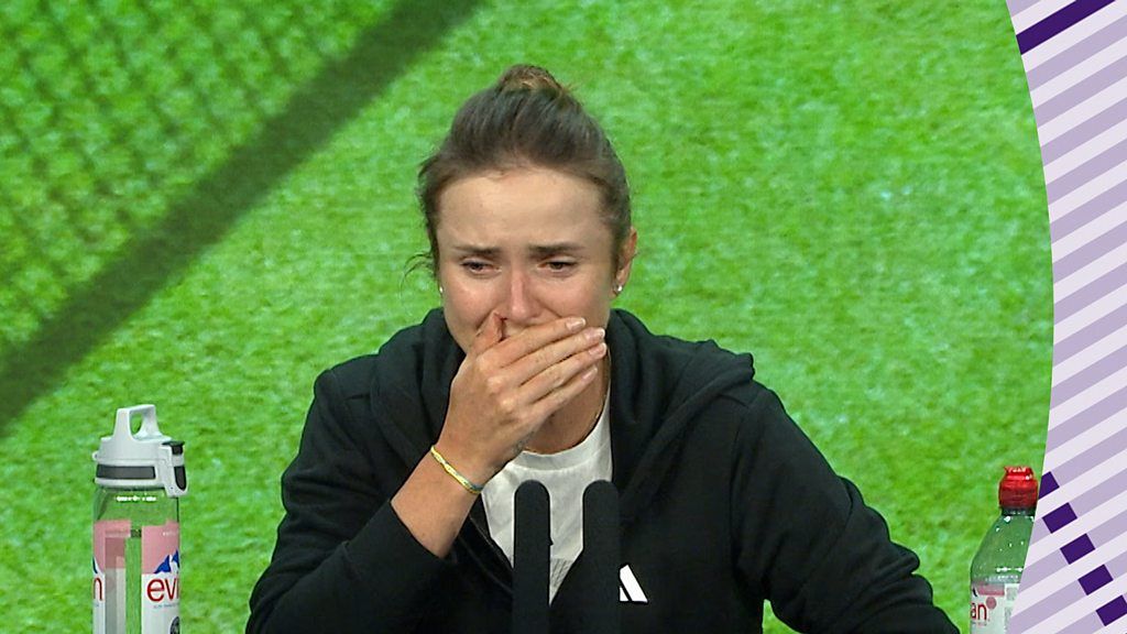 Watch: Svitolina gets emotional speaking about Ukraine