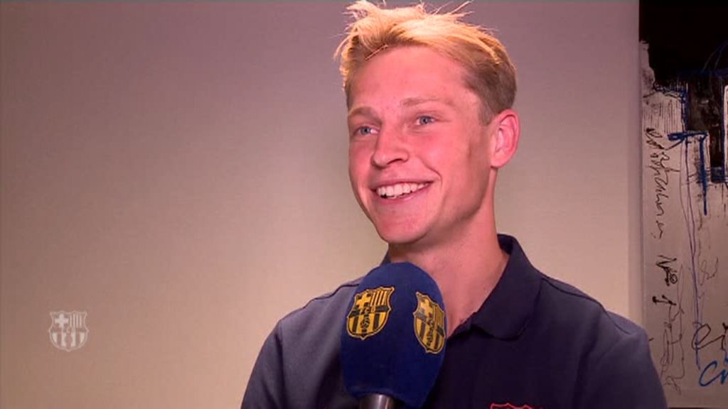 Frenkie de Jong: Walking on the pitch with Barcelona will be 'really ...