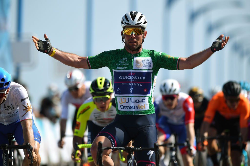 Mark Cavendish in green Jersey