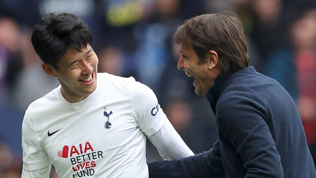 Tottenham 3-1 Leicester: Antonio Conte praises Son Heung-Min for 'fantastic' goal
