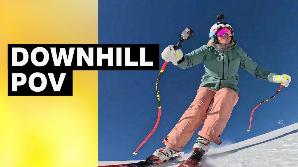 Ski Sunday: Ride the Alpine downhill course with Chemmy Alcott - BBC Sport
