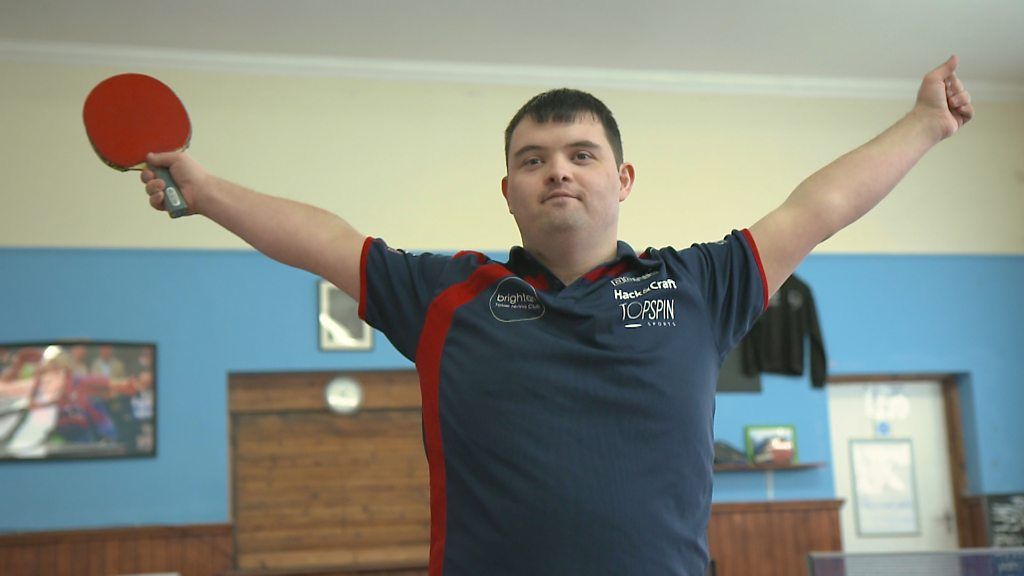 Harry Fairchild, the table tennis coach with Down's Syndrome