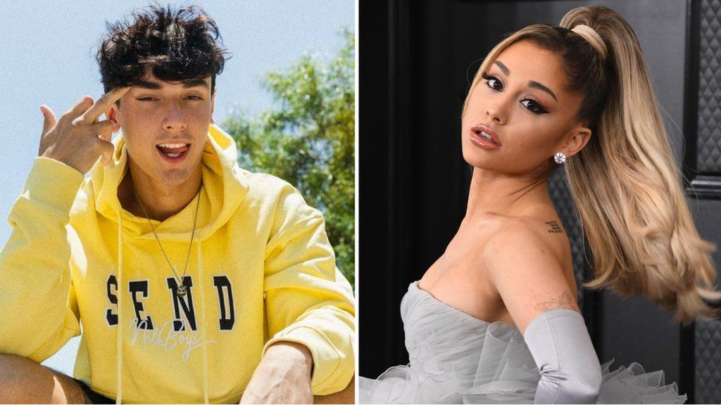 Ariana Grande clashes with Tik Tok stars over pandemic partying - BBC News