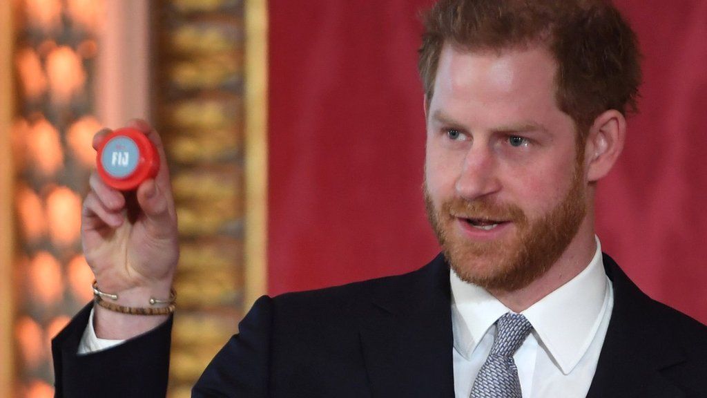 The Duke of Sussex conducts the Rugby League World Cup draw