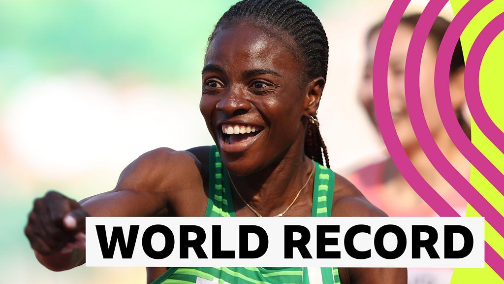 Nigeria’s Amusan smashes women’s 100m hurdles world record