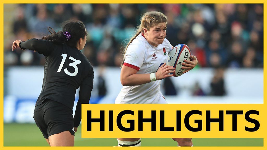 Red Roses: England thrash New Zealand 56-15 - watch all the tries