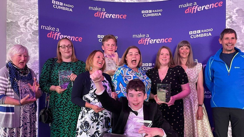 Make a Difference Radio Cumbria award winners