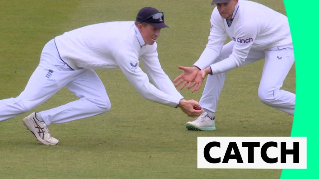 'Excellent catch!' Crawley dives to dismiss Balbirnie off Broad
