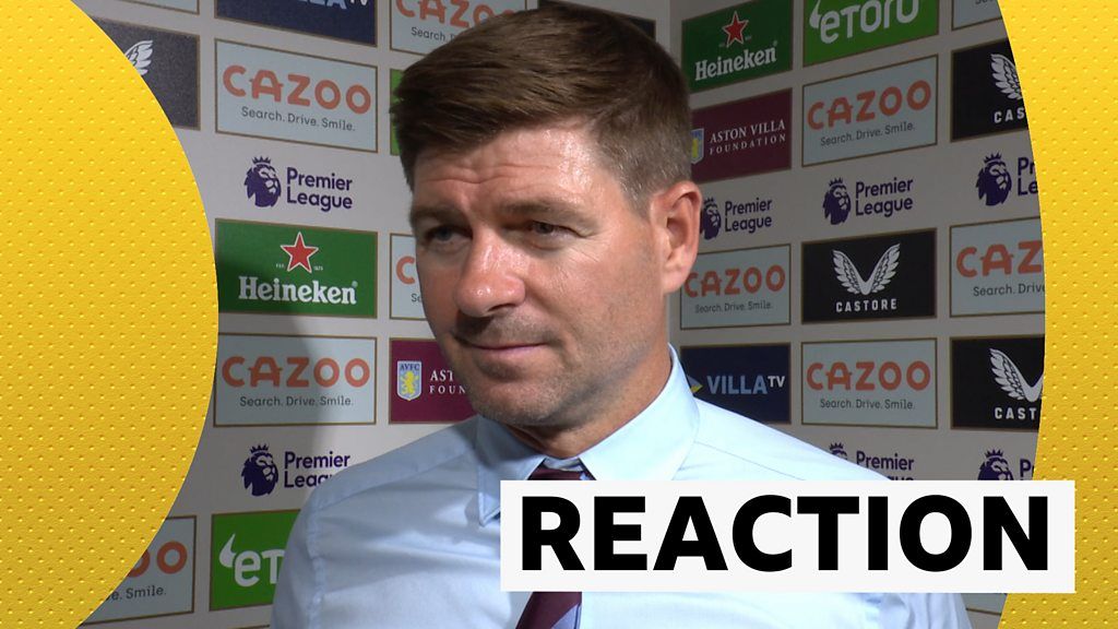 Aston Villa 2-1 Everton: Villa 'looked a different team' - Steven Gerrard