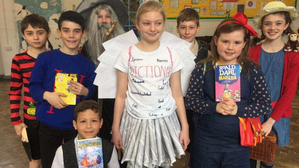 World Book Day Kids dress up as favourite stories BBC Newsround