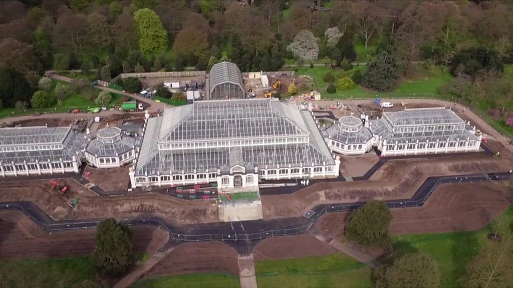 Kew Gardens World S Largest Glasshouse Reopens Bbc News