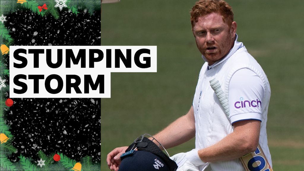 The Ashes: England's Jonny Bairstow is stumped by Alex Carey