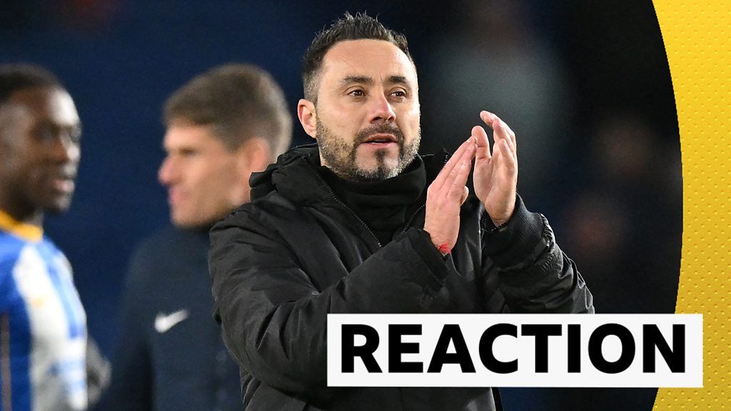 De Zerbi lauds Brighton after 'fantastic' win