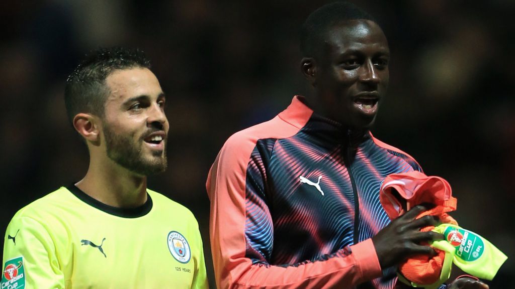 Image result for Manchester City's Benjamin Mendy and Bernardo Silva also played together at Monaco