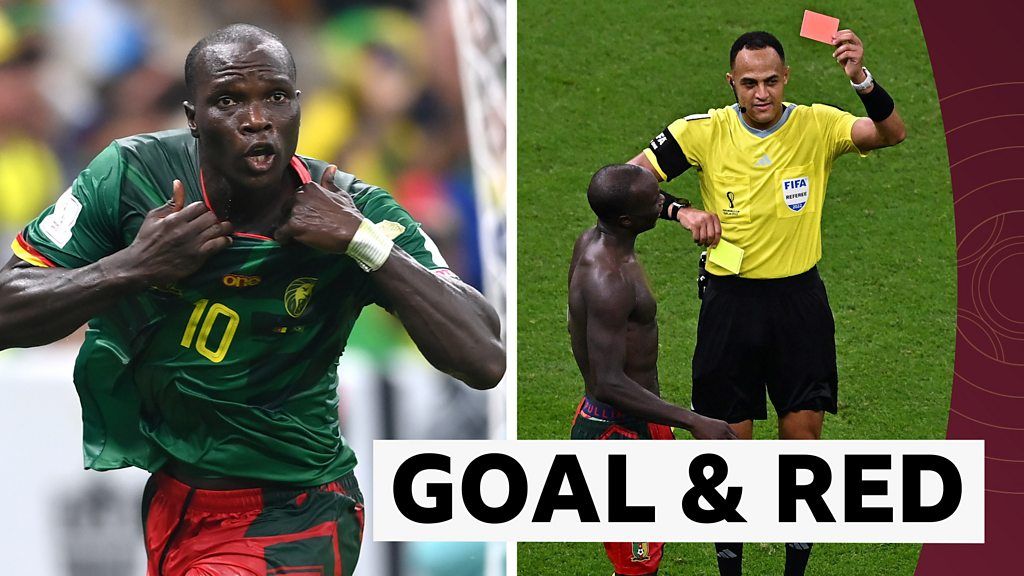 World Cup 2022 Vincent Aboubakar scores late winner against Brazil