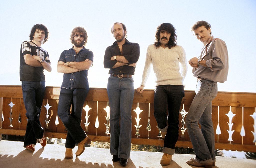 Nazareth in the 1970s (L-R): Dan McCafferty, drummer Darrell Sweet, bassist Pete Agnew, guitarist Manny Charlton and guitarist Zal Cleminson