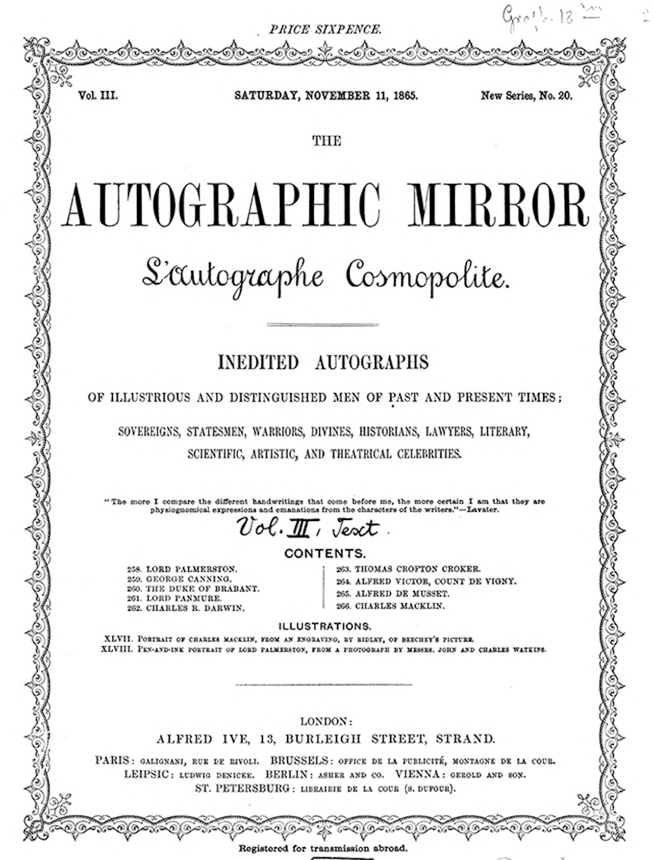 The Autographic Mirror