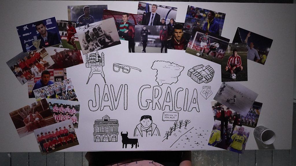 Javi Gracia's footballing background
