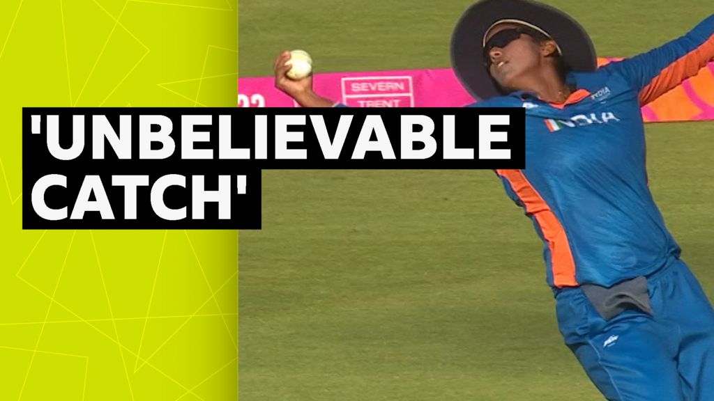 Commonwealth Games: Deepti Sharma takes 'unbelievable' one-handed catch in cricket final