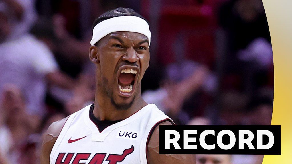 NBA Playoffs Jimmy Butler breaks LeBron James' Miami Heat record in