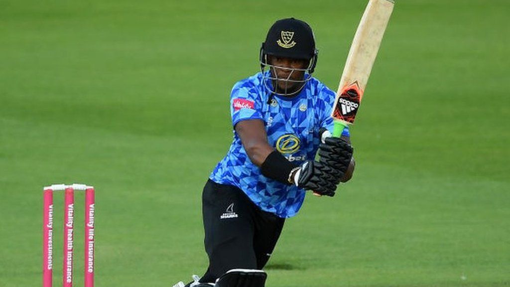 Sussex all-rounder Delray Rawlins had a great game with bat and ball