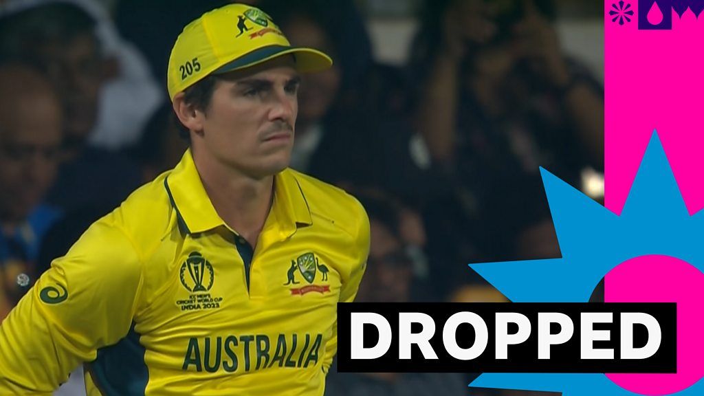 Abbott drops catch over boundary rope for six