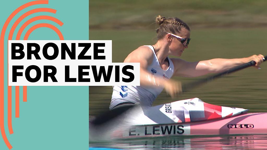 European Championships: GB's Emily Lewis claims bronze in women's kayak single 500m