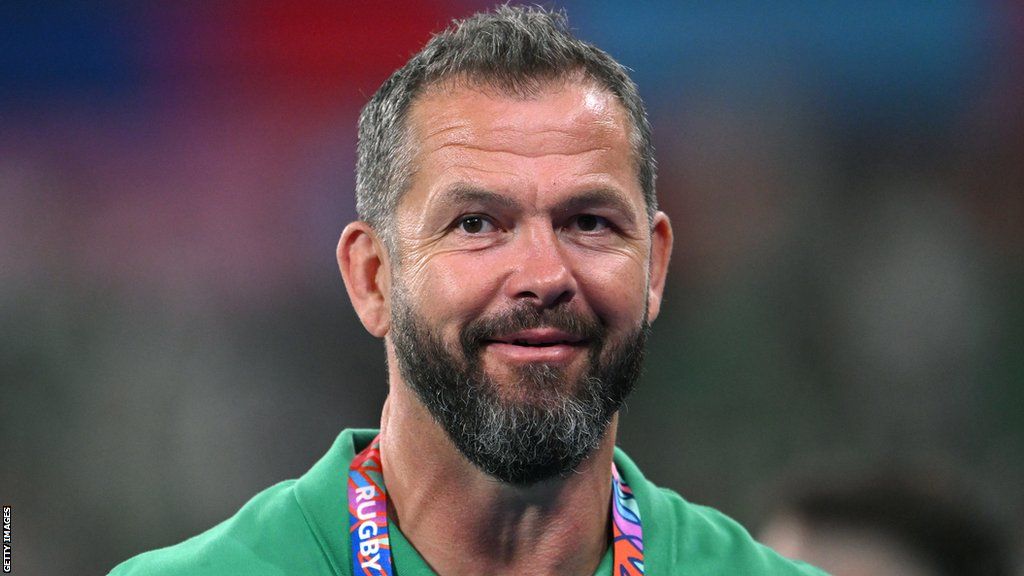 Andy Farrell pictured during the World Cup
