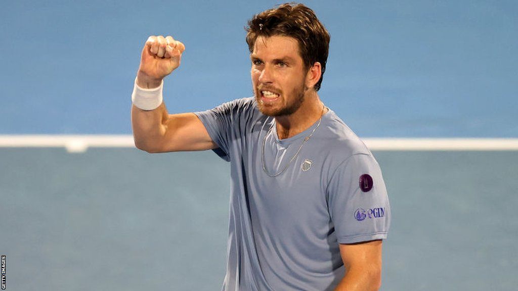 Cameron Norrie celebrates