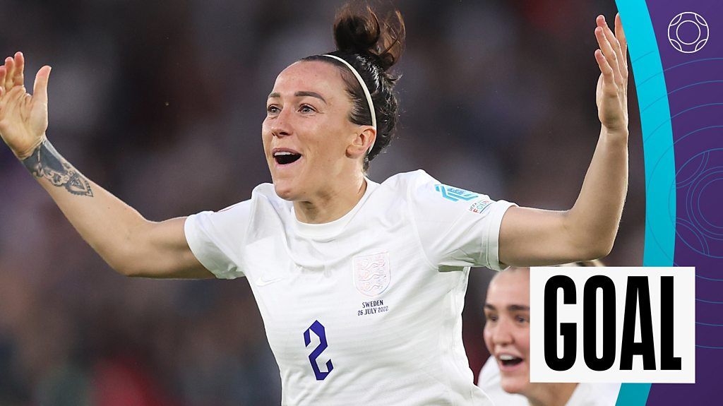 Euro 2022: Lucy Bronze doubles England's lead against Sweden