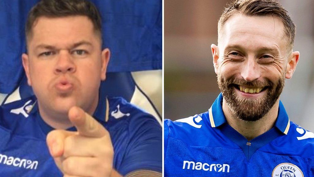 Stephen Dobbie v Grado Which of them would win a wrestling bout? BBC
