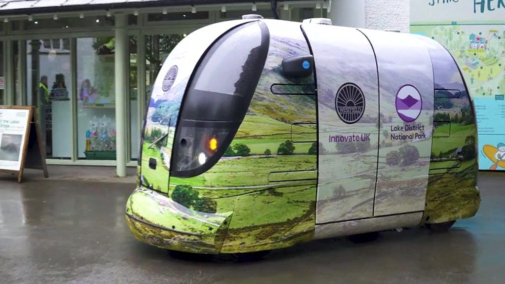 A self-driving pod