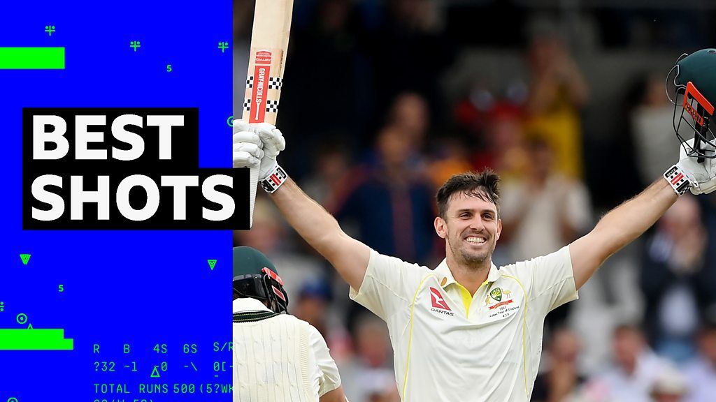 Marsh hits brilliant century after Root drop