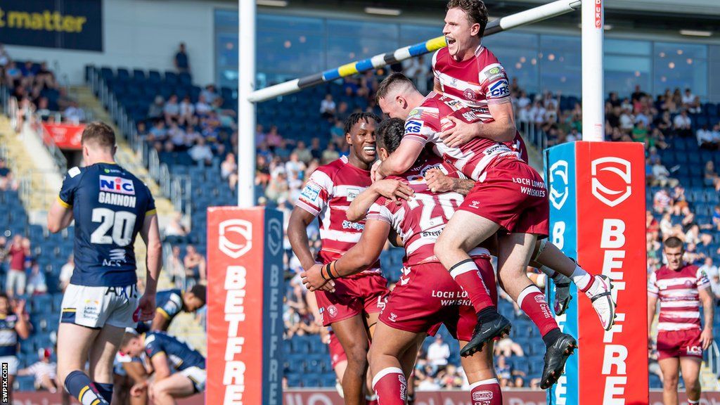 Wigan Warriors' win at Leeds Rhinos last weekend meant they moved back to the Super League summit and level on points with Catalans Dragons and St Helens in a thrilling pursuit of this season's League Leaders' Shield