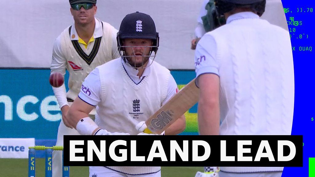England back in lead after three fours in first over