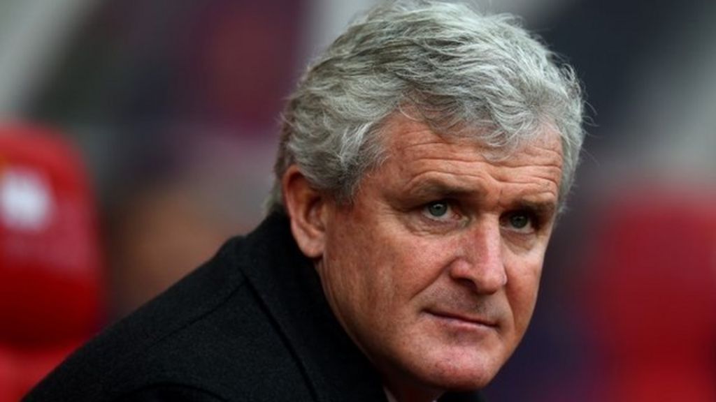 Mark Hughes praises Stoke's intensity in beating Man Utd - BBC Sport