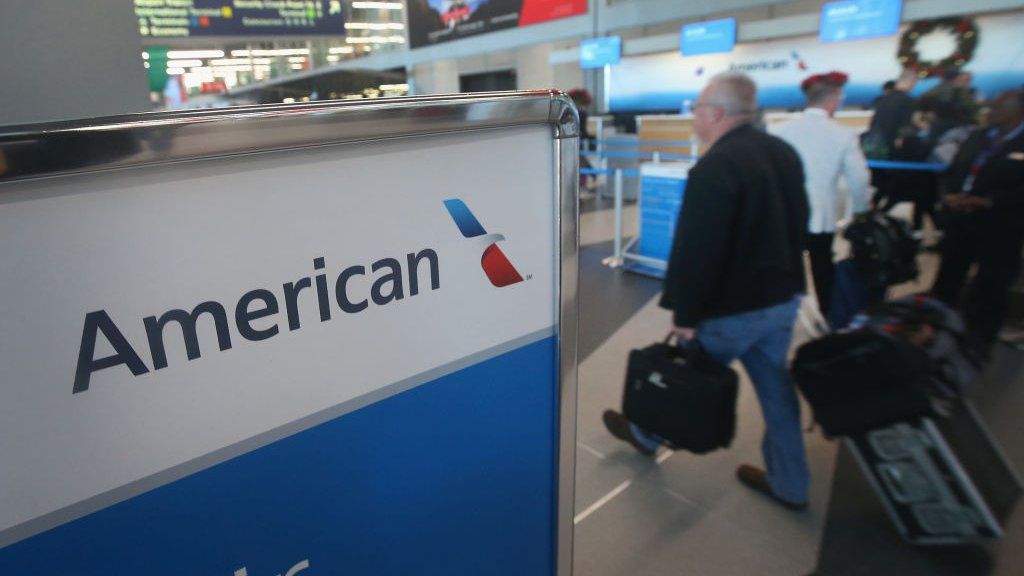 american airlines sign