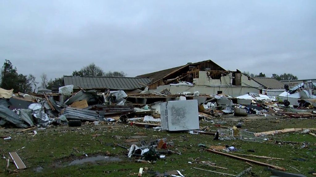 Louisiana tornado aftermath