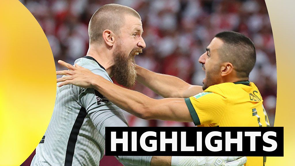 2022 World Cup: Australia beat Peru on penalties in intercontinental play-off